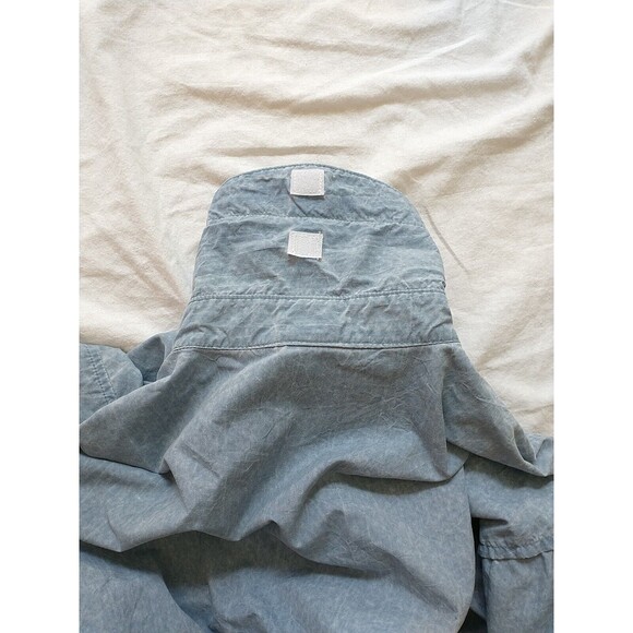 Tarponwear Fishing Shirt Men M Blue Pockets Vented Nylon Long Sleev Logo Outdoor - Picture 6 of 11